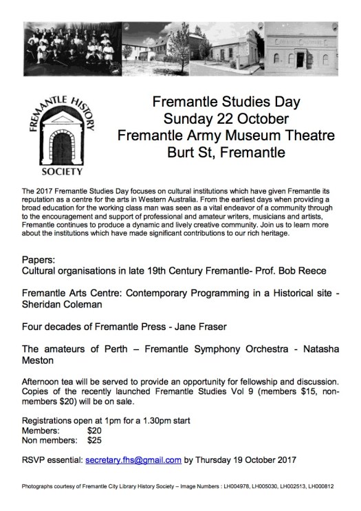 Fremantle Studies Day 2017